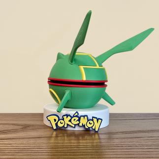 Figurine Pokéball Fan Art Rayquaza