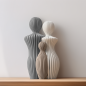 Statuette Famille Design - Décoration Moderne et Chaleureuse
