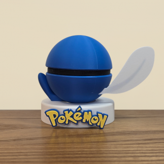Pokéball Ptitard - Poliwag : Le Charme Tourbillonnant des Eaux !