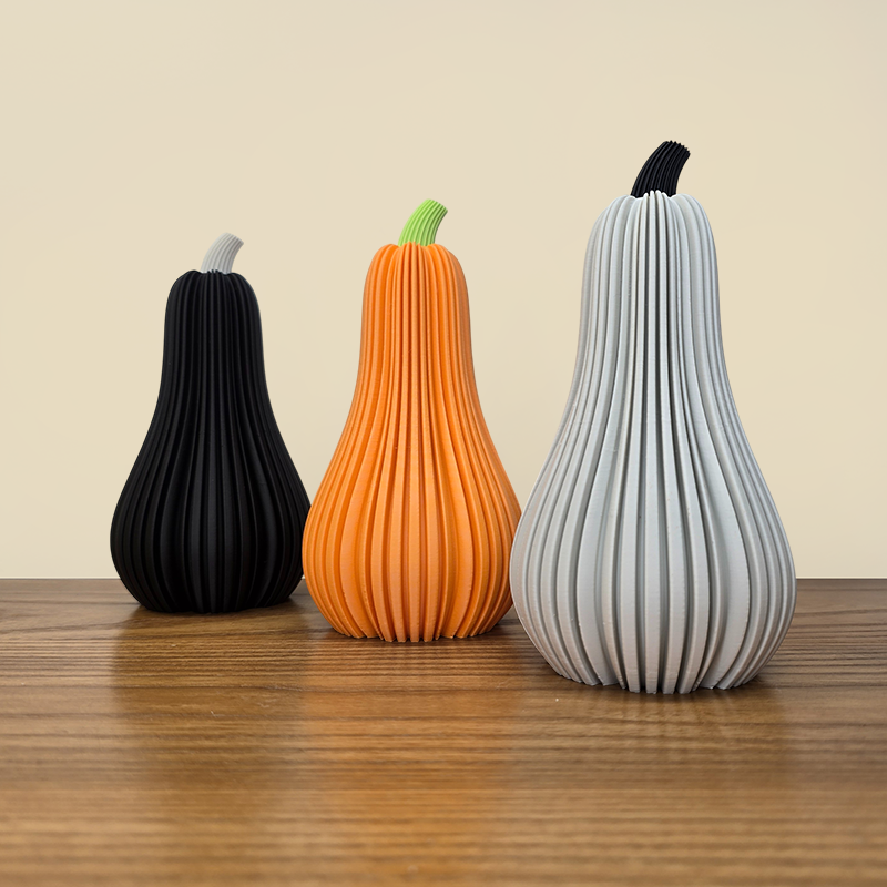 Courge Nervurée : Design Scandinave pour une Déco d'Automne
