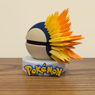 Pokéball Héricendre - Cyndaquil : L'Éruption en Balle
