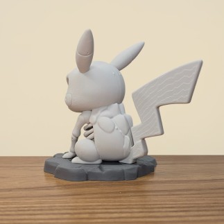 Squelette de Pikachu : Figurine 3D Anatomique Détaillée