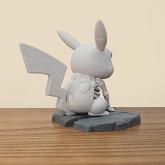 Squelette de Pikachu : Figurine 3D Anatomique Détaillée