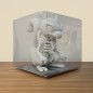 Figurine Mewtwo Squelette 3D - Le Légendaire Révélé