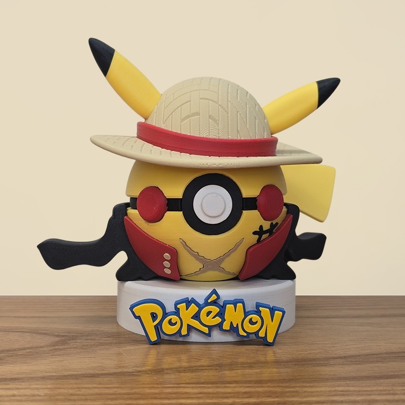 Pokéball Pikachy Luffy