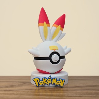 Pokéball Flambino - Scorbunny : L'Énergie Incandescente !