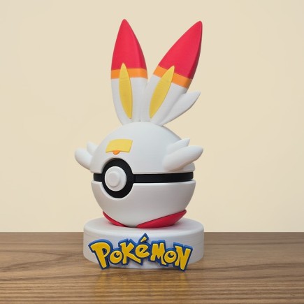 Pokéball Flambino - Scorbunny : L'Énergie Incandescente !