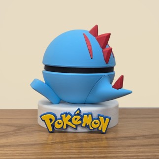 Pokéball Kaiminus - Totodile : Le Sourire Mordant !