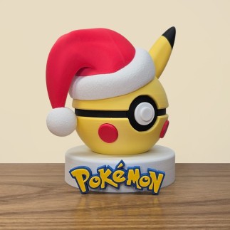 Pokéball Pikachu de Noël