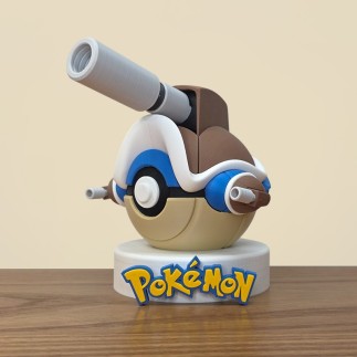 Pokéball Méga-Tortank - Mega Blastoise : La Puissance Hydraulique Ultime