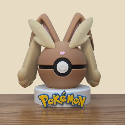 Pokéball Lockpin - Lopunny : La Douceur du Pokémon Lapin