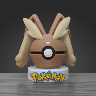 Pokéball Lockpin - Lopunny : La Douceur du Pokémon Lapin