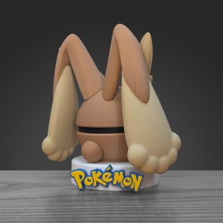 Pokéball Lockpin - Lopunny : La Douceur du Pokémon Lapin