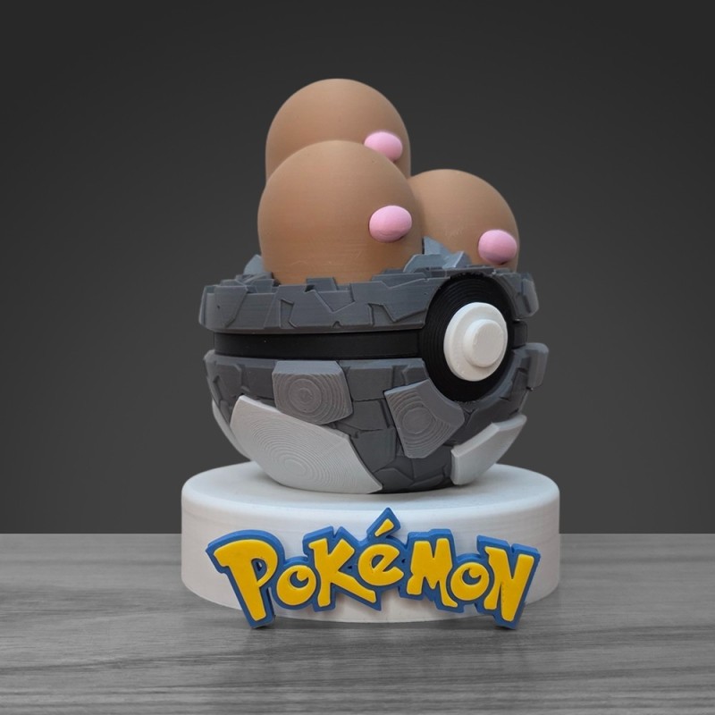 Pokéball Triopikeur - Dugtrio