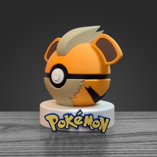 Pokéball Caninos - Growlithe : Fabrication Française 3D