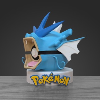 Pokéball Léviator - Gyarados : Réplique Artisanale 3D | France