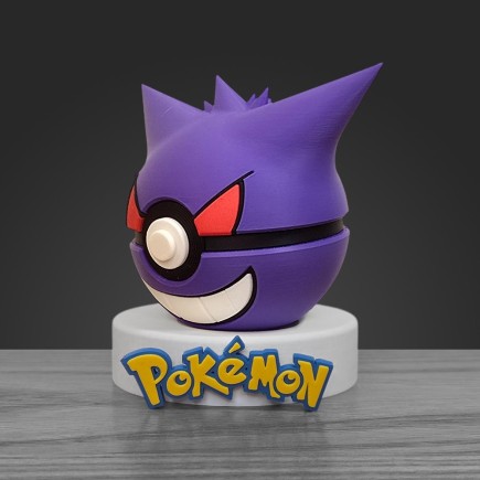 Pokéball Ectoplasma - Gengar : Fabrication Française 3D
