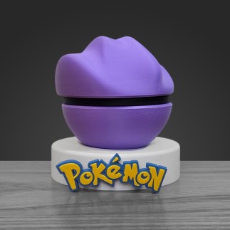 Pokéball Métamorph - Ditto : Réplique Artisanale 3D | France