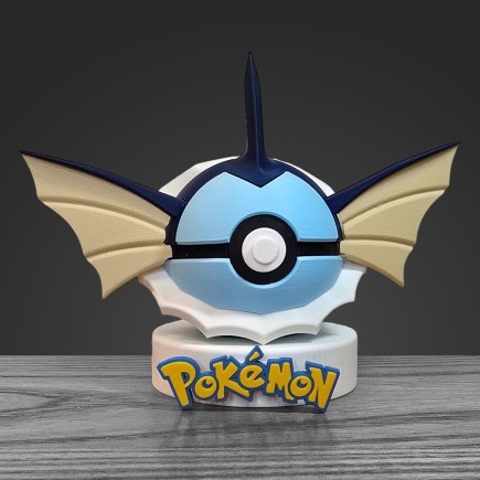 Pokéball Aquali - Vaporeon : L'Élégance Aquatique à Votre Portée !