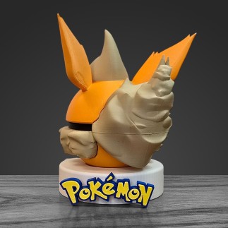 Pokéball Pyroli - Flareon : Fabrication Française 3D