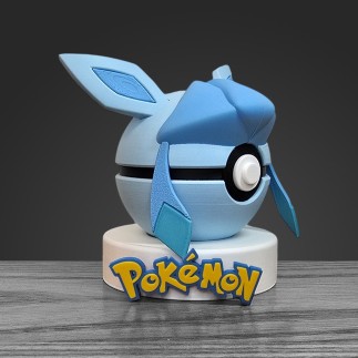 Pokéball Givrali - Glaceon : L'Élégance Glaciale !