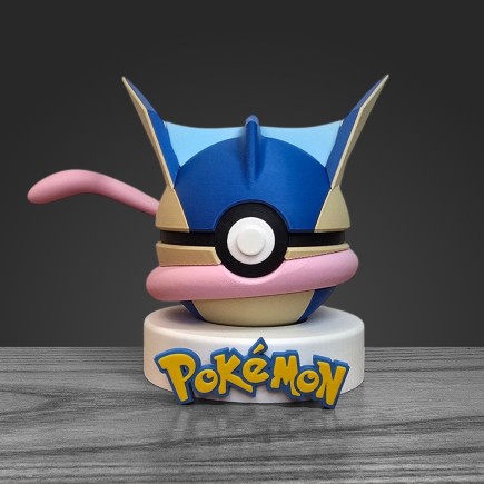 Pokéball Amphinobi - Greninja : Réplique Artisanale 3D | France