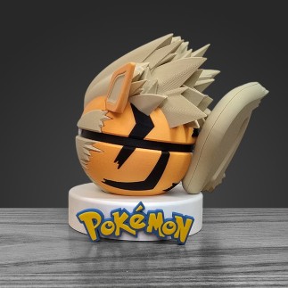Pokéball Arcanin - Arcanine : Fabrication Française 3D