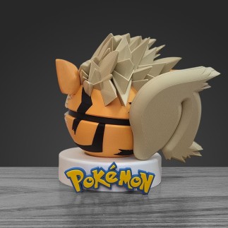 Pokéball Arcanin - Arcanine : Fabrication Française 3D