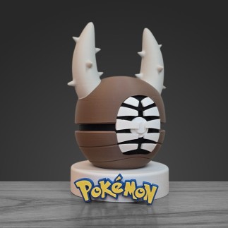 Pokéball Scarabrute - Pinsir : Artisanat Français 3D