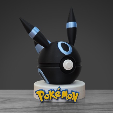 Pokéball Noctali Shiny - Umbreon : Réplique Artisanale 3D | France