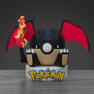 Pokéball Dracaufeu - Charizard Shiny