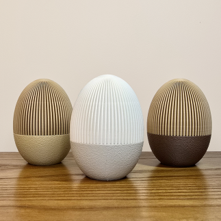 Oeuf style Japandi Bicolore Grand modèle