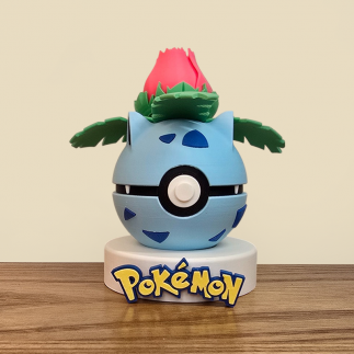 PokéBall Fan Art Florizarre - Hommage au Pokémon Plante Ultime !