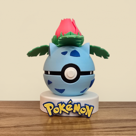 PokéBall Fan Art Florizarre - Hommage au Pokémon Plante Ultime !