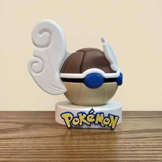 PokéBall Carabaffe - Wartortle Unique : L'Évolution de Carapuce à Collectionner